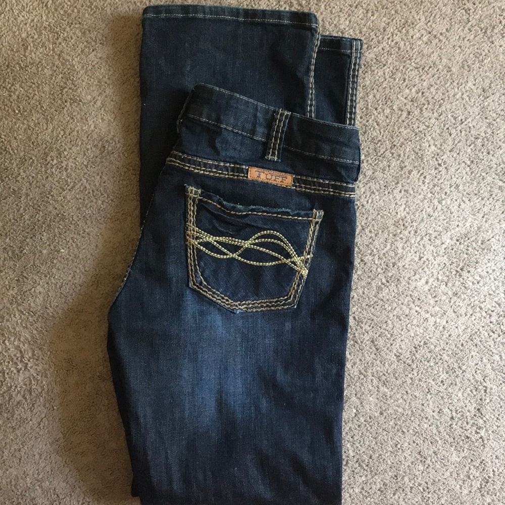 Cowgirl Tuff ‘sunset’ jeans.